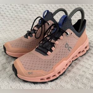 On Cloudultra Trail Running Shoes Sneakers in Rose Pink Cobalt 44.98573 Size 7.5
